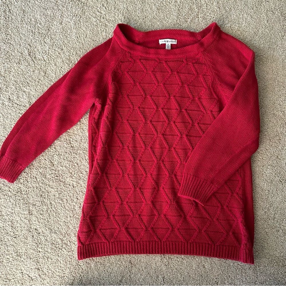 S Croft & barrow pink sweater